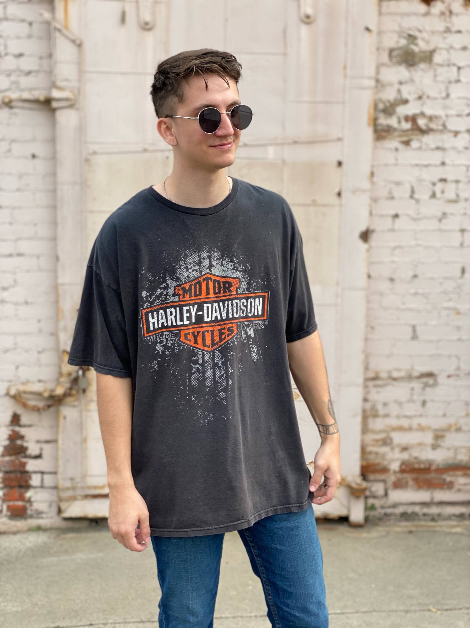 90s HARLEY DAVIDSON  VINTAGE TEE Tシャツ　XL