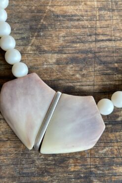 Vintage Resin Statement Necklace