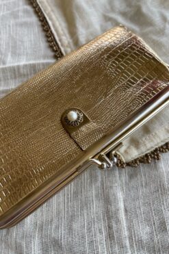 1970s Vintage Gold Wallet
