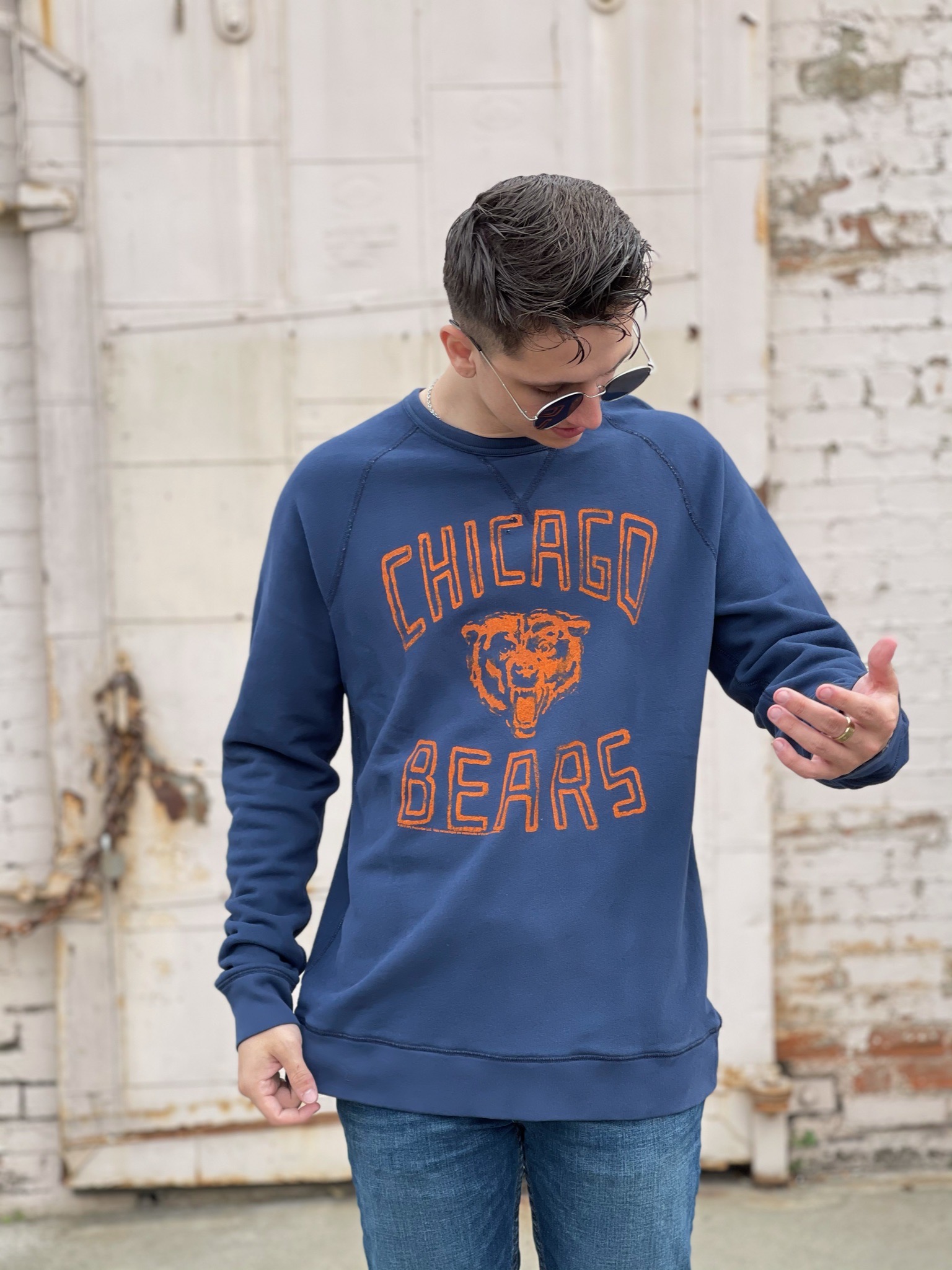 chicago bears throwback sweatshirt