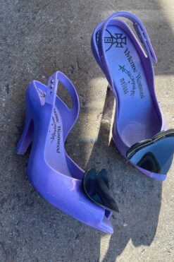 SOLD Vivienne Westwood Purple Jelly Heels - Size 6