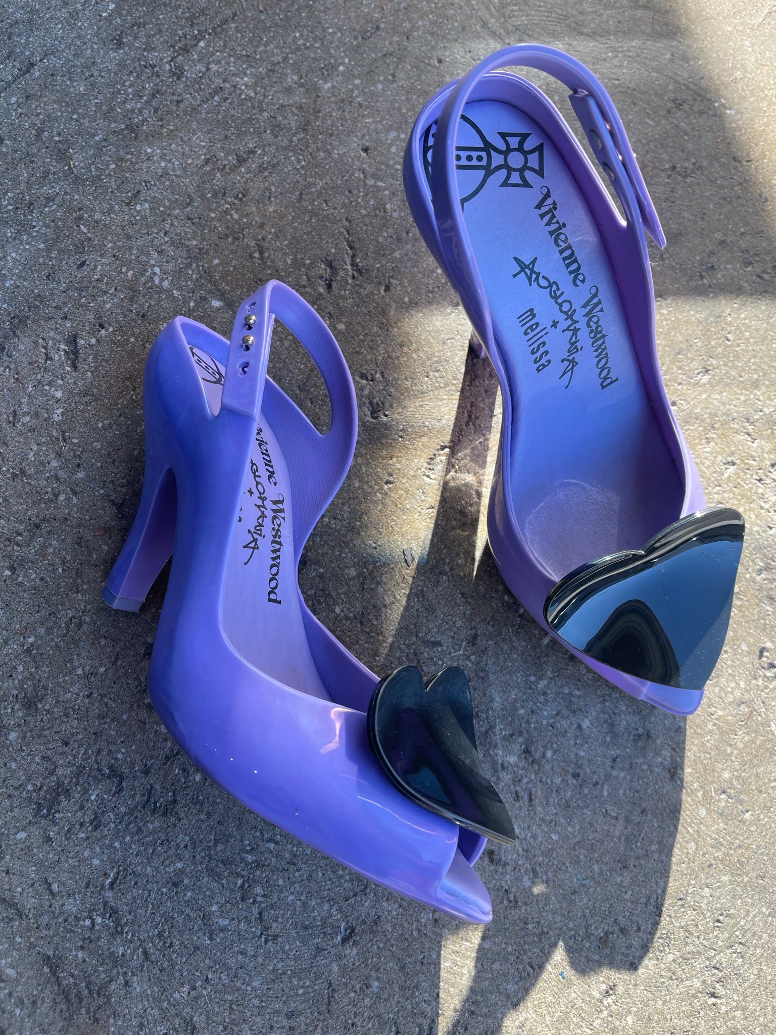 SOLD Vivienne Westwood Purple Heels – 6 → Vintage