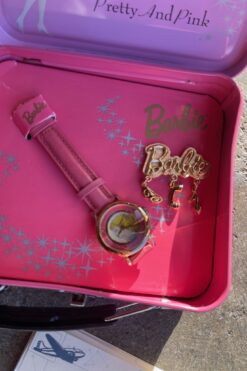 SOLD Limited Edition Mattel Barbie Doll Fossil Wristwatch in Lunch Box