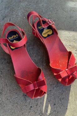 Red Toffel Sandle - 38