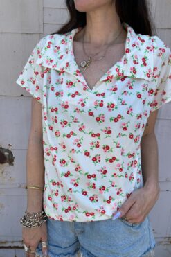 70s Pullover Collared Top - LG/XLG