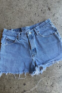 90s Wrangler High Waist Denim Shorts - Large