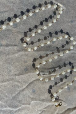 Faux Pearl Mask Chain