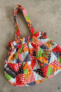 Vintage 1970s Patchwork Reversible Bag