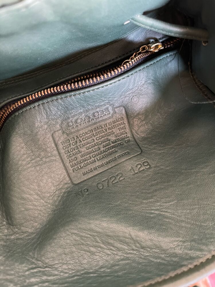 Vintage Coach Green Bucket Bag Backpack – Hotbox Vintage