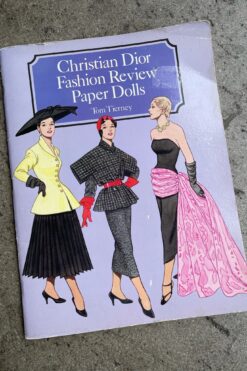 SOLD Vintage Christian Dior Fashion Review Paper Doll