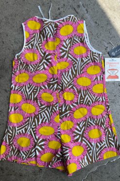 Kids Vintage Flower Power Romper - Kids Size 10