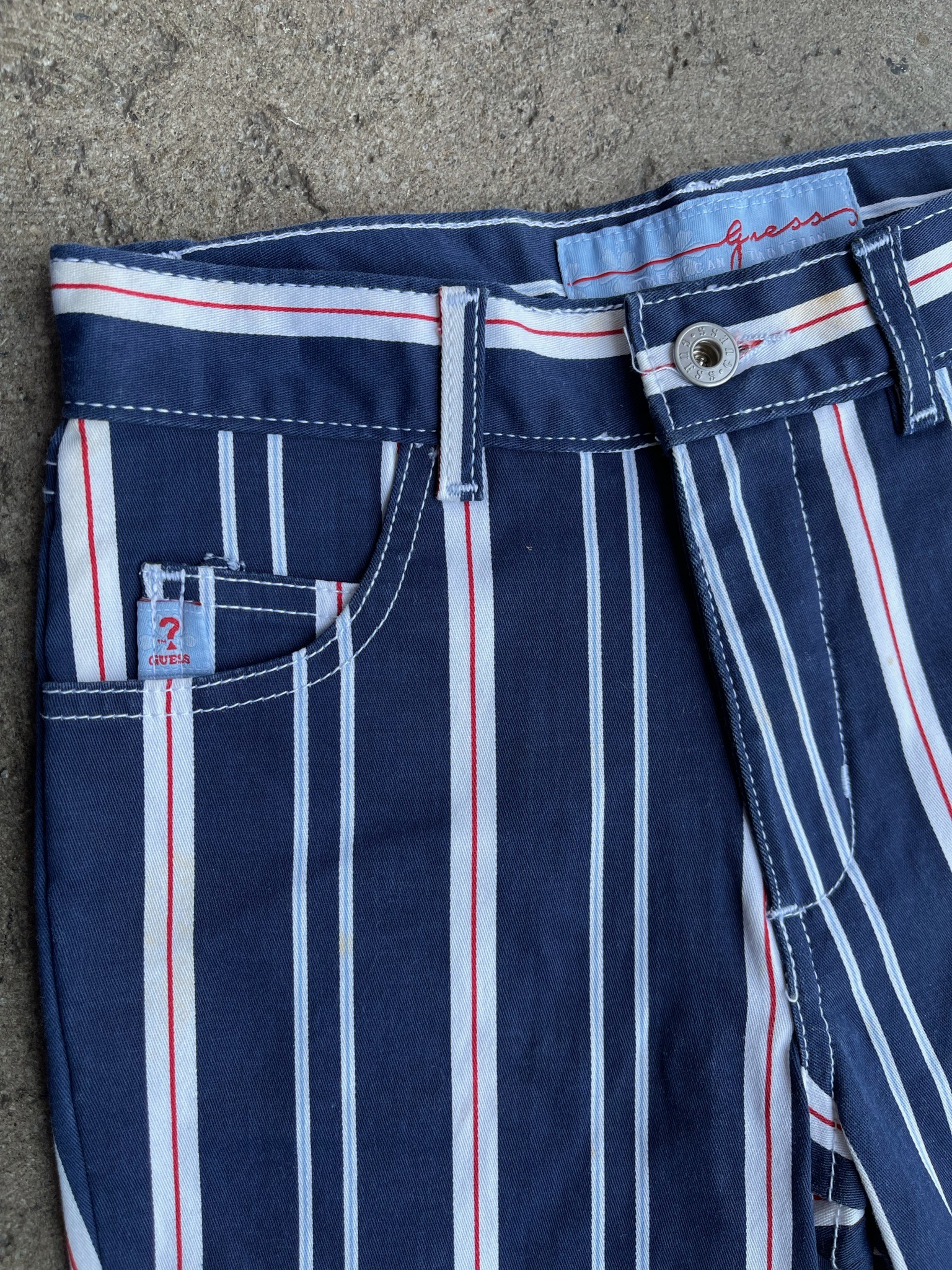 Kids Guess Striped Pants → Hotbox Vintage