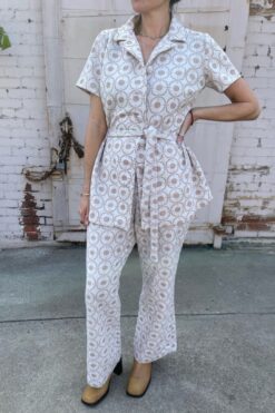 70s Asheboro Originals Top and Pants Set - Medium