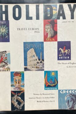 SOLD Holiday Magazine January 1955 Travel Europe – Vol 17 No.1