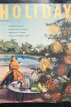 SOLD Holiday Magazine December 1954 California Living  – Vol 16 No.6