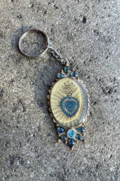 SOLD Virgin Saints and Angels Sacred Heart Key Ring
