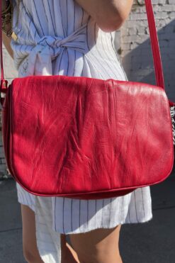 Vintage Red Monique Handbag