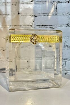 Vintage Acrylic Tissue Box