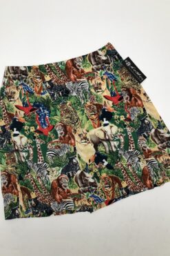 SOLD 80s Jungle Print Skort