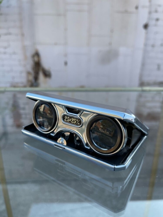 Vintage Eikow Opera Glasses Folding Binoculars → Hotbox Vintage