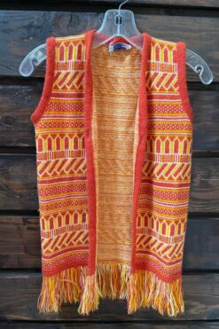 Vintage 70s Boho Vest - XXS/XS