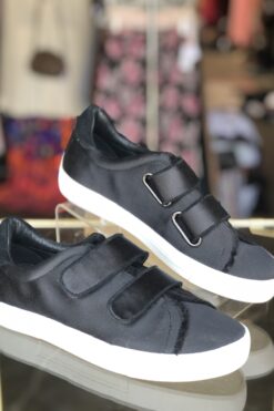 Joie Black Silk Sneakers - Size 37