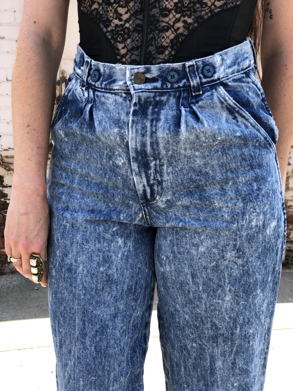 80s/90s COTLER Acid Wash Denim Jeans – M – Hotbox Vintage