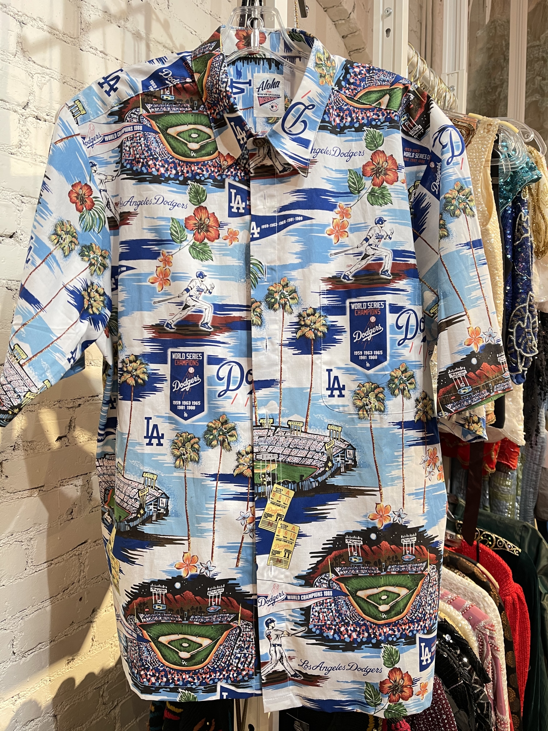 dodgers aloha shirt