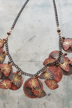 Copper Galaxy Necklace