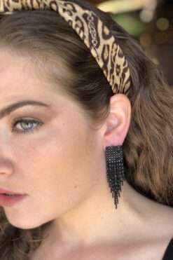 Black Glam Earrings