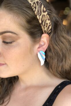 80s Shell Earrings