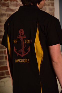 SOLD Vintage 'The Four Anchors' Bowling Shirt