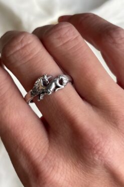 Sterling Silver Unicorn Ring