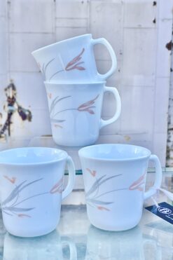 Vintage 80s Corning Mugs - Set of 4
