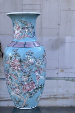 Vintage Hummingbird Vase