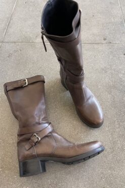 SOLD Vintage Prada Leather Riding Boots - Size 40